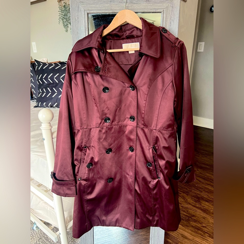 MK Light weight jacket, burgundy color, size M